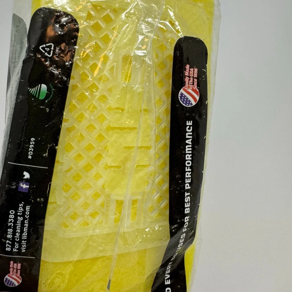 Libman High Power Gator Mop Refill Super Absorbent Tear Resistant Sponge‎ Yellow